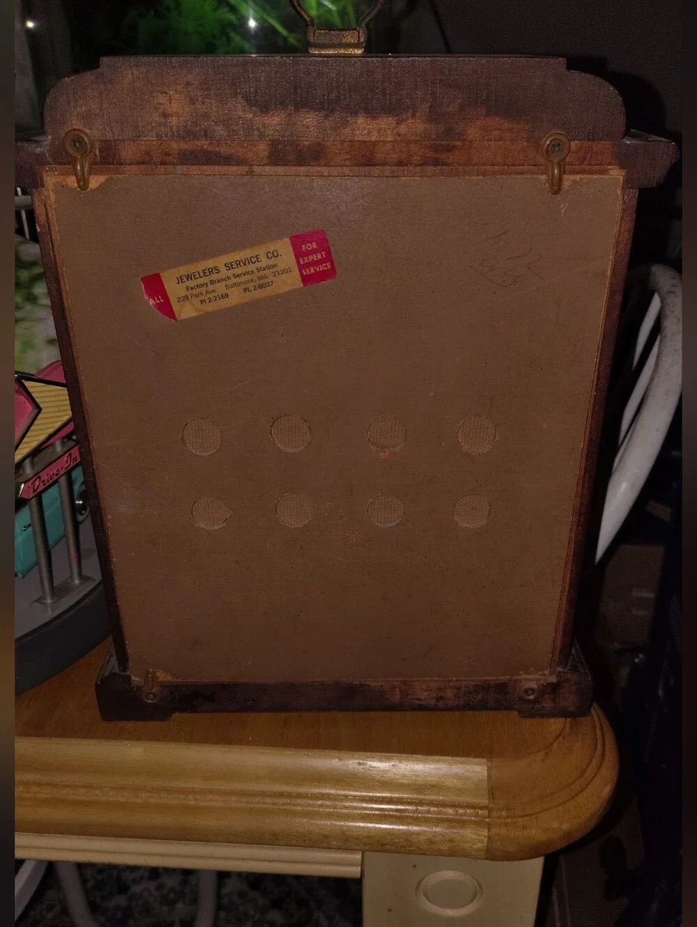 Howard Miller Bracket Clock ~3 Train~ Movmnt w/Westminster Chime & More Working
